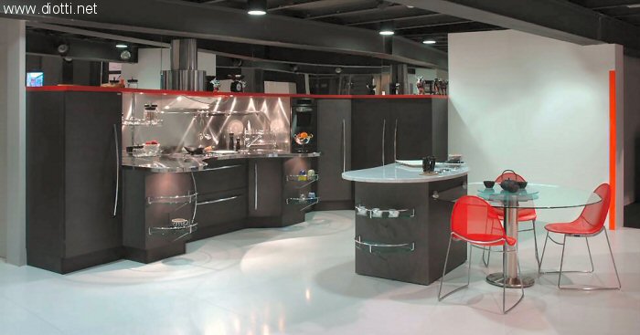 Skyline cucina rovere dark Snaidero Cucine design Lucci e Orlandini